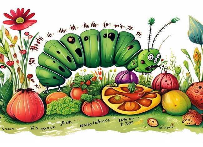 儿童绘本故事好饿的毛毛虫完整版，幼儿绘本好饿的毛毛虫绘本故事内容