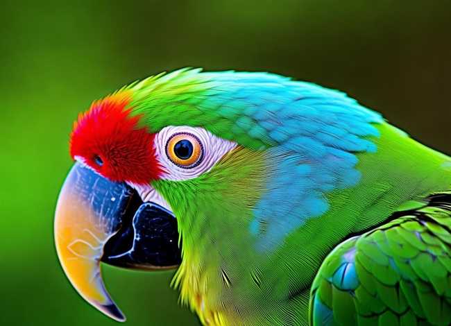 鹦鹉的耳朵在哪里图片 鹦鹉的耳朵在哪里图片视频