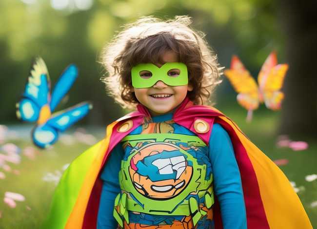 儿童超人、儿童超人环保服装制作