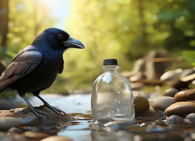 儿童故事乌鸦喝水内容；乌鸦喝水幼儿故事内容