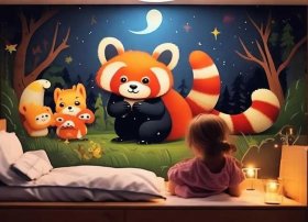 小熊猫的故事睡前故事；小熊猫的故事睡前故事文字