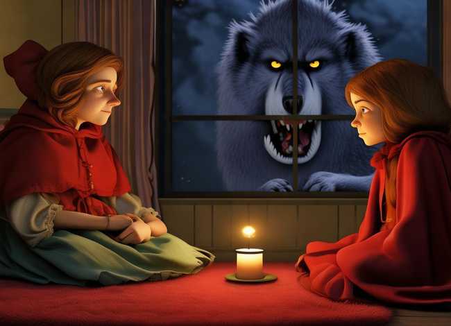 小孩睡前故事小红帽，小孩睡前故事小红帽和大灰狼的故事