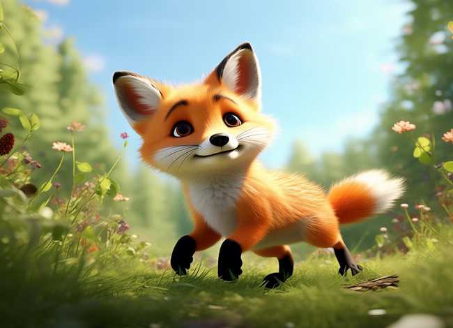 小狐狸幼儿故事 - 小狐狸幼儿故事图片