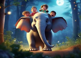 儿童睡前故事大象要回家、大象要回家的故事