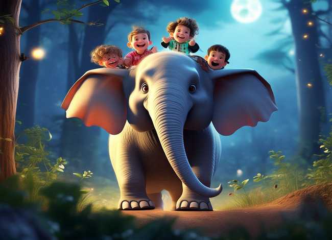 儿童睡前故事大象要回家、大象要回家的故事