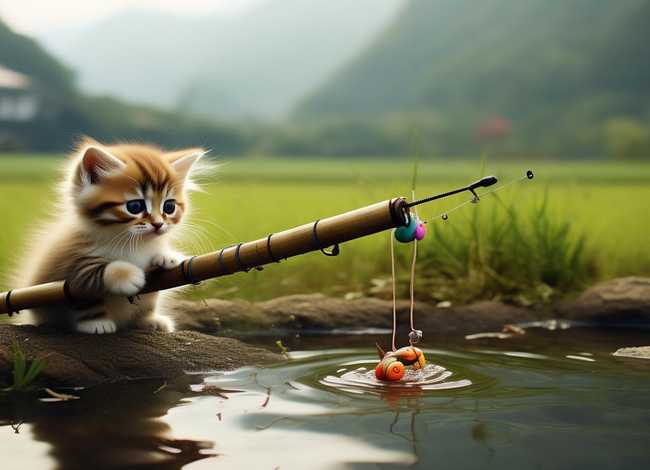 小猫钓鱼故事原文 - 小猫钓鱼故事原文图片