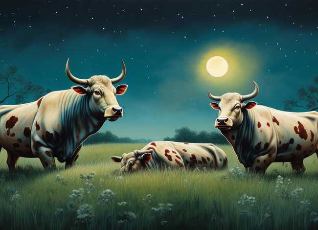 三头公牛的睡前故事、三头公牛的睡前故事图片