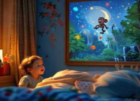 猴的故事儿童睡前故事、有关猴子的睡前故事