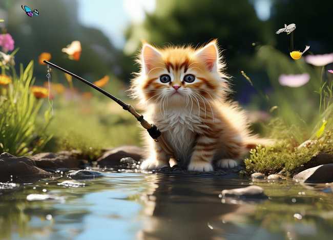 小猫钓鱼小故事（小猫钓鱼小故事简短）