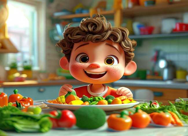 吃蔬菜儿童故事，幼儿吃蔬菜的故事