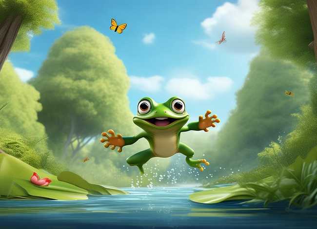 儿童故事青蛙的故事、儿童故事勇敢的小青蛙