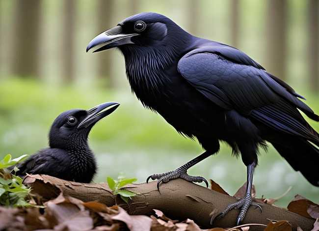 乌鸦反哺儿童图片；乌鸦反哺儿童图片高清