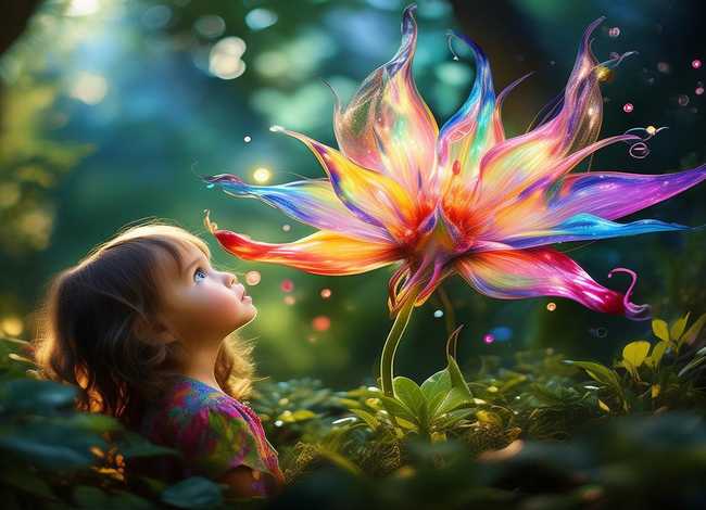 神奇的花朵儿童故事；神奇的花的故事