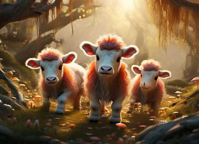 三头小牛的故事 三头小牛的故事简介