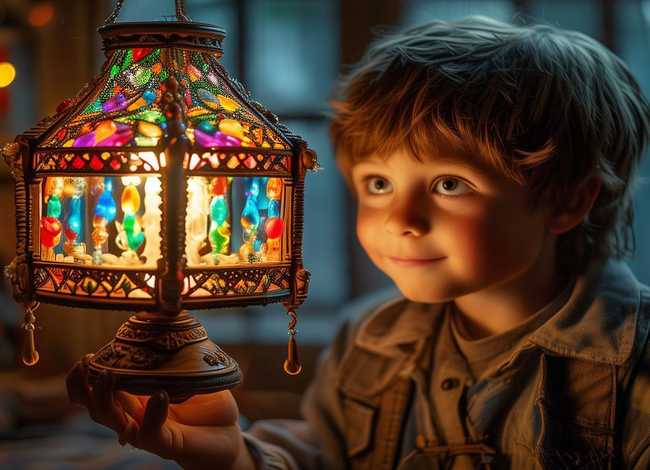 儿童故事灯的发明（灯的发明的故事）
