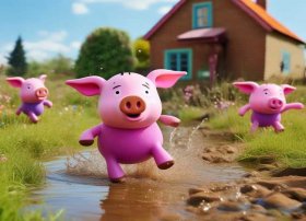儿童故事小猪佩奇的故事，嗯小猪佩奇的故事