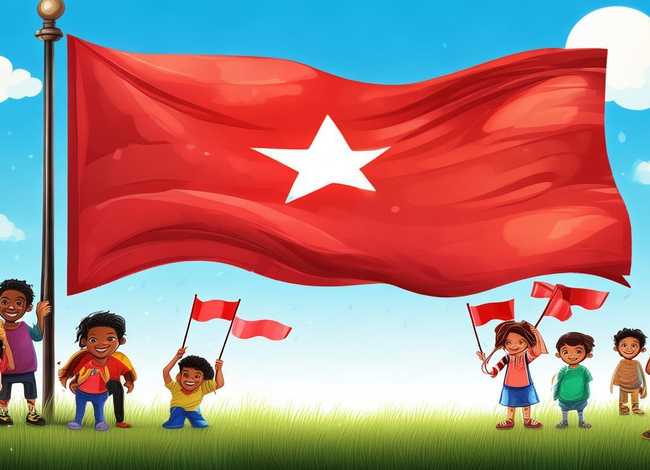 红旗儿童简笔画 - 红旗简笔画 儿童画 红旗儿童简笔画 - 红旗简笔画 儿童画