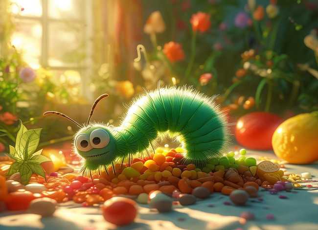 睡前故事好饿的毛毛虫；好饿的毛毛虫故事会