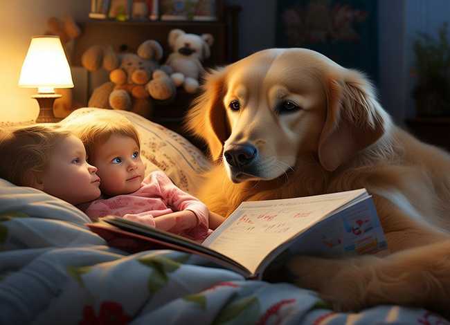 儿童睡前的故事大黄狗 关于大狗狗的睡前故事