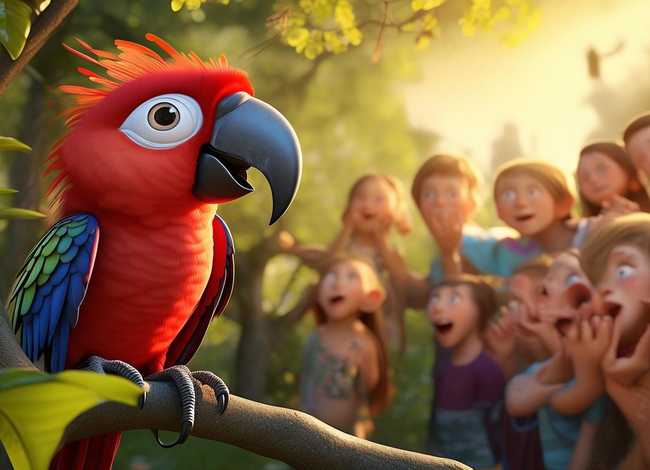 多嘴的鹦鹉儿童故事（多嘴的鹦鹉故事告诉我们什么）