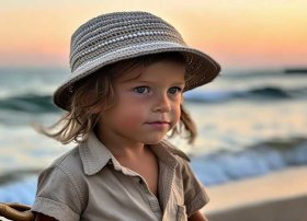 儿童渔夫、儿童渔夫帽裁剪图