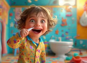 儿童刷牙小故事绘图版 幼儿刷牙小故事