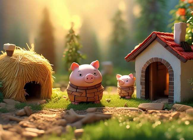 文字版儿童故事三只小猪盖房子、故事三只小猪盖房子故事文字 文字版儿童故事三只小猪盖房子、故事三只小猪盖房子故事文字