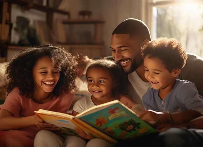 幸福的一家人儿童大班故事，幸福的一家人幼儿故事