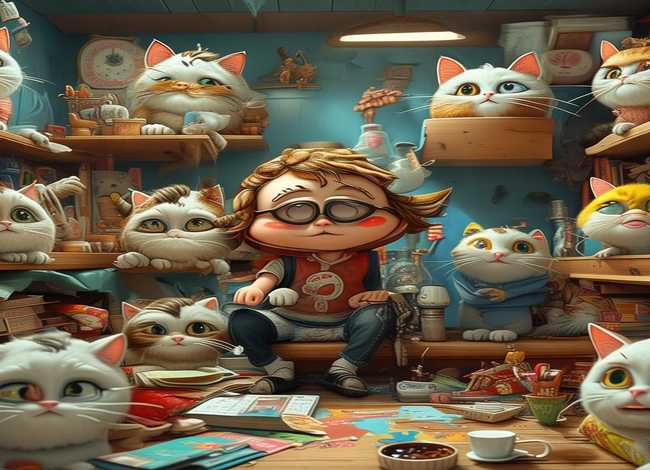 糊涂涂儿童故事、糊涂猫故事 糊涂涂儿童故事、糊涂猫故事