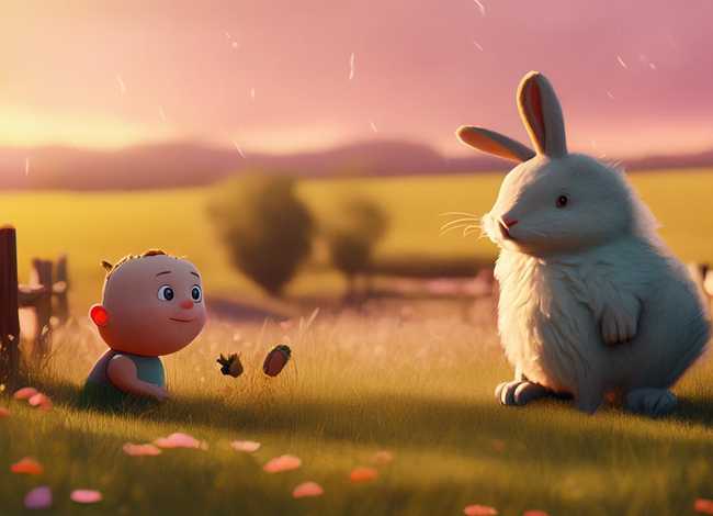 幼儿睡前故事书守株待兔，睡前故事幼儿故事大全守株待兔