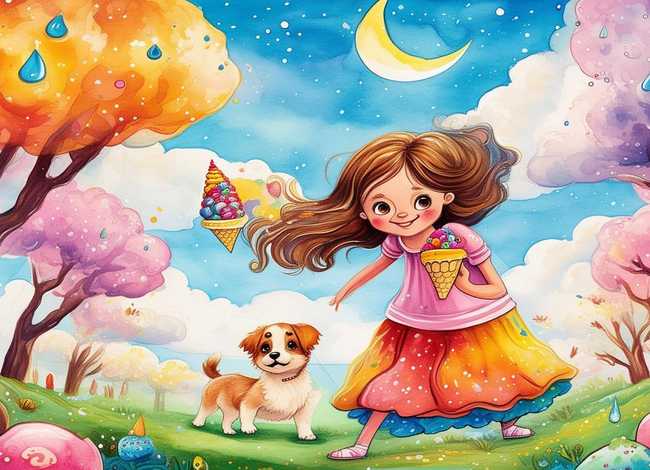 冰淇淋的故事绘本，冰淇淋的故事绘本图片