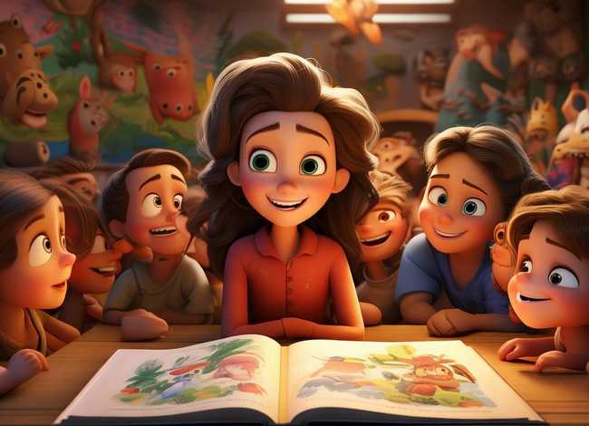 讲故事儿童画图片 - 讲故事的图片怎么画幼儿园 讲故事儿童画图片 - 讲故事的图片怎么画幼儿园