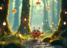 儿童故事怪物咕噜；咕噜咕噜怪物故事