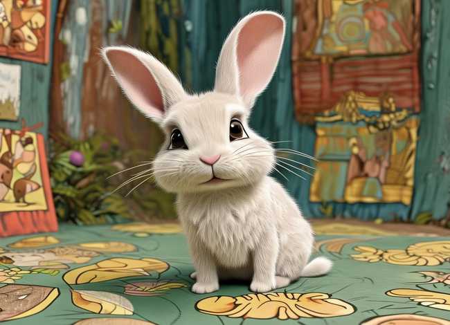 儿童故事连环画小兔乖乖，小兔子连环画故事图片