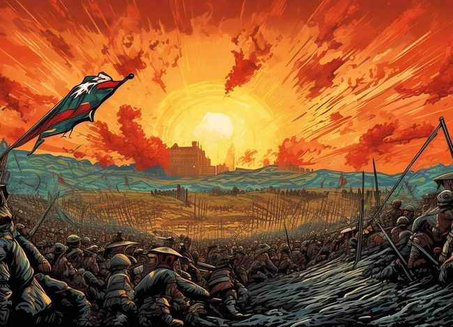 战争 故事；战争故事手抄报图片