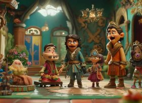 三百六十五夜故事动画片；三百六十五夜故事动画片 变小