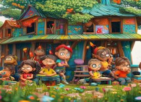 幼儿园故事绘画本制作 - 幼儿园简单绘本故事图画制作