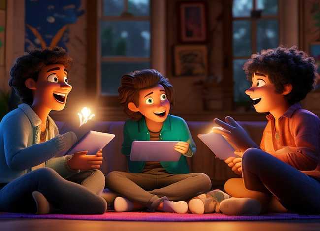 三人讲故事视频，三人讲故事视频完整版