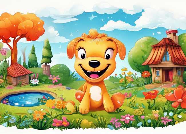 儿童故事泥泥狗（泥泥狗儿童画）