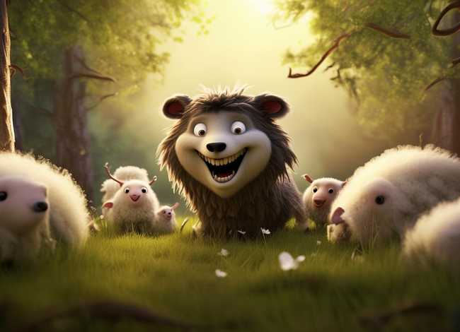 儿童故事狼和七只小羊完整版、故事《狼和七只小羊》