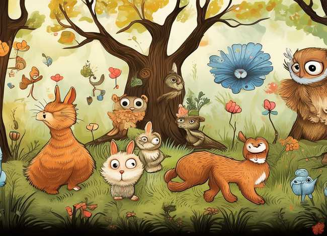 动物童话图片大全（动物童话图片大全大图）