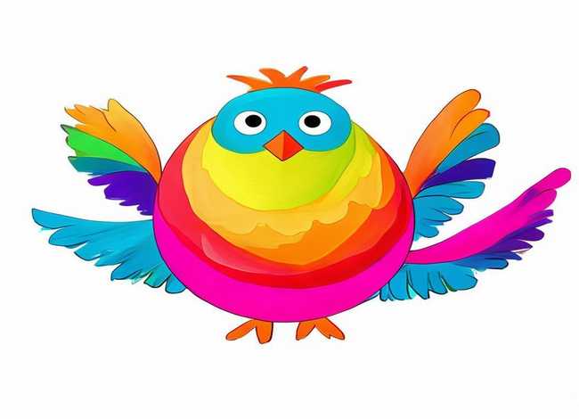 鸟儿童画图片 鸟儿童画图片简单