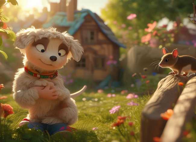 儿童故事儿童故事买犬 买犬捕鼠寓言故事 儿童故事儿童故事买犬 买犬捕鼠寓言故事