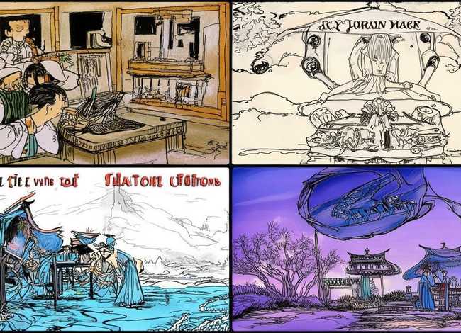 四大名著插画简笔画，四大名著插画简笔画图片