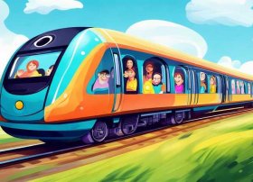 高速列车的儿童故事（儿童高速列车简笔画）