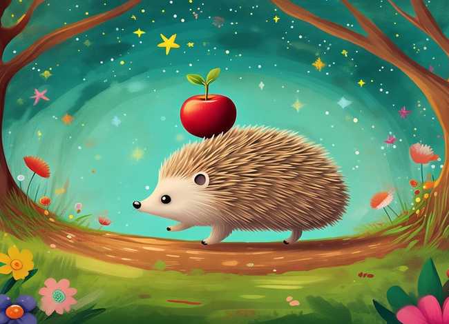儿童故事小刺猬搬家，幼儿故事小刺猬搬苹果