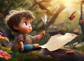 儿童编童话故事500字，儿童编写童话