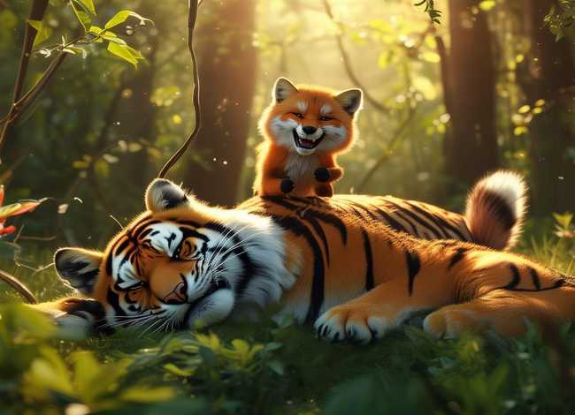 幼儿讲故事狐假虎威完整版；幼儿讲狐假虎威的故事