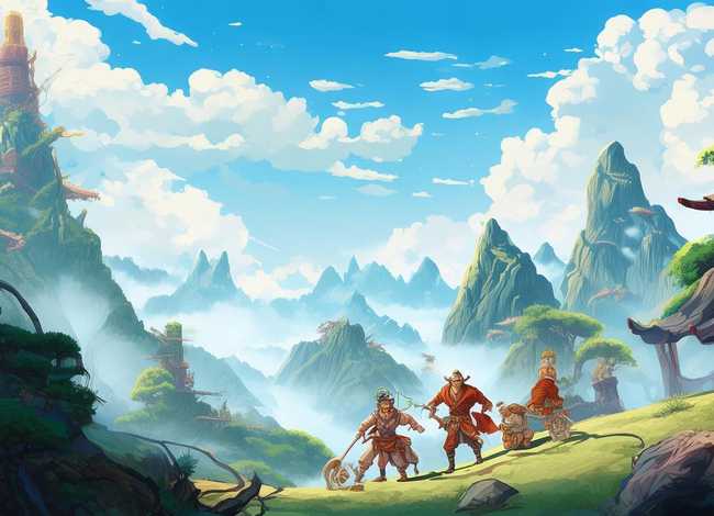 中国神话故事西游记、中国神话故事西游记手抄报