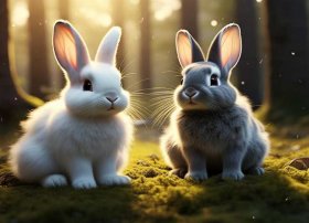 故事大全 睡前故事 小白兔、故事大全 睡前故事 小白兔和小灰兔